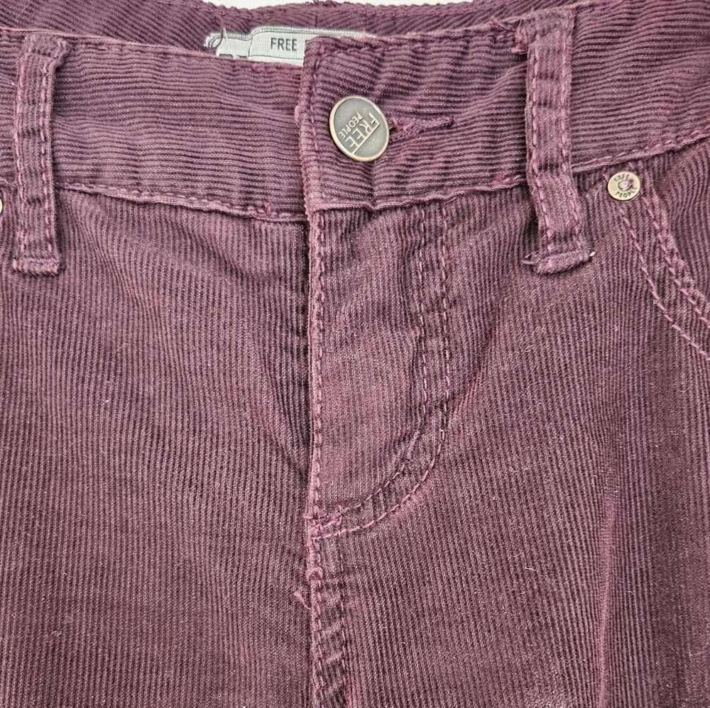 Free People Corduroy Skinny Leg Pants - Picture 4 of 9